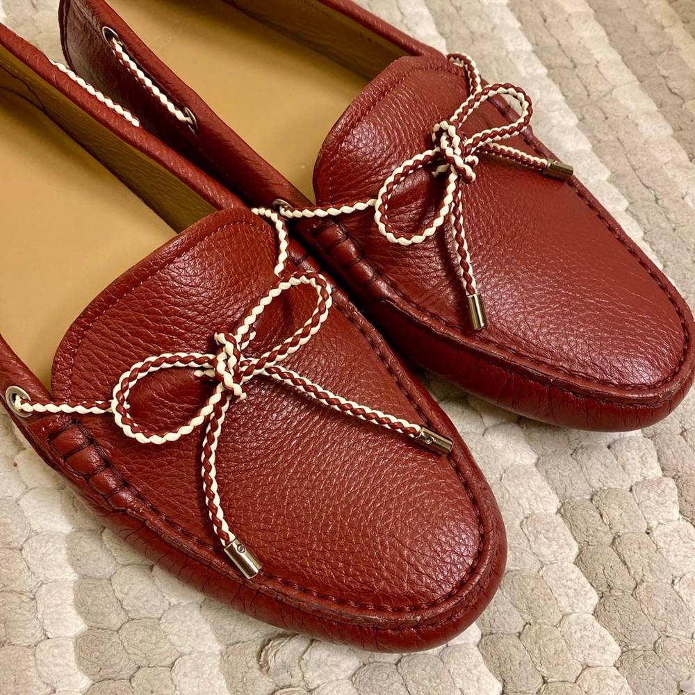 Bally real leather comfy flats